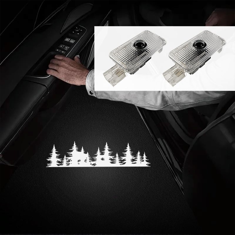 MXGAIC Car Door Logo Lights Puddle Lights Compatible with Forester Outback Ascent Legacy LED Projector Door Shadow Light Accessories (P3) - Image 1
